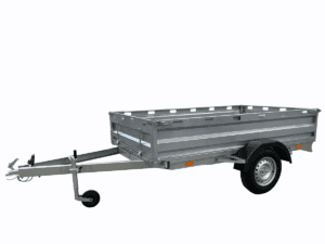 Przyczepa towarowa ZEUS 2,5x1,5 niehamowana, 1 oś