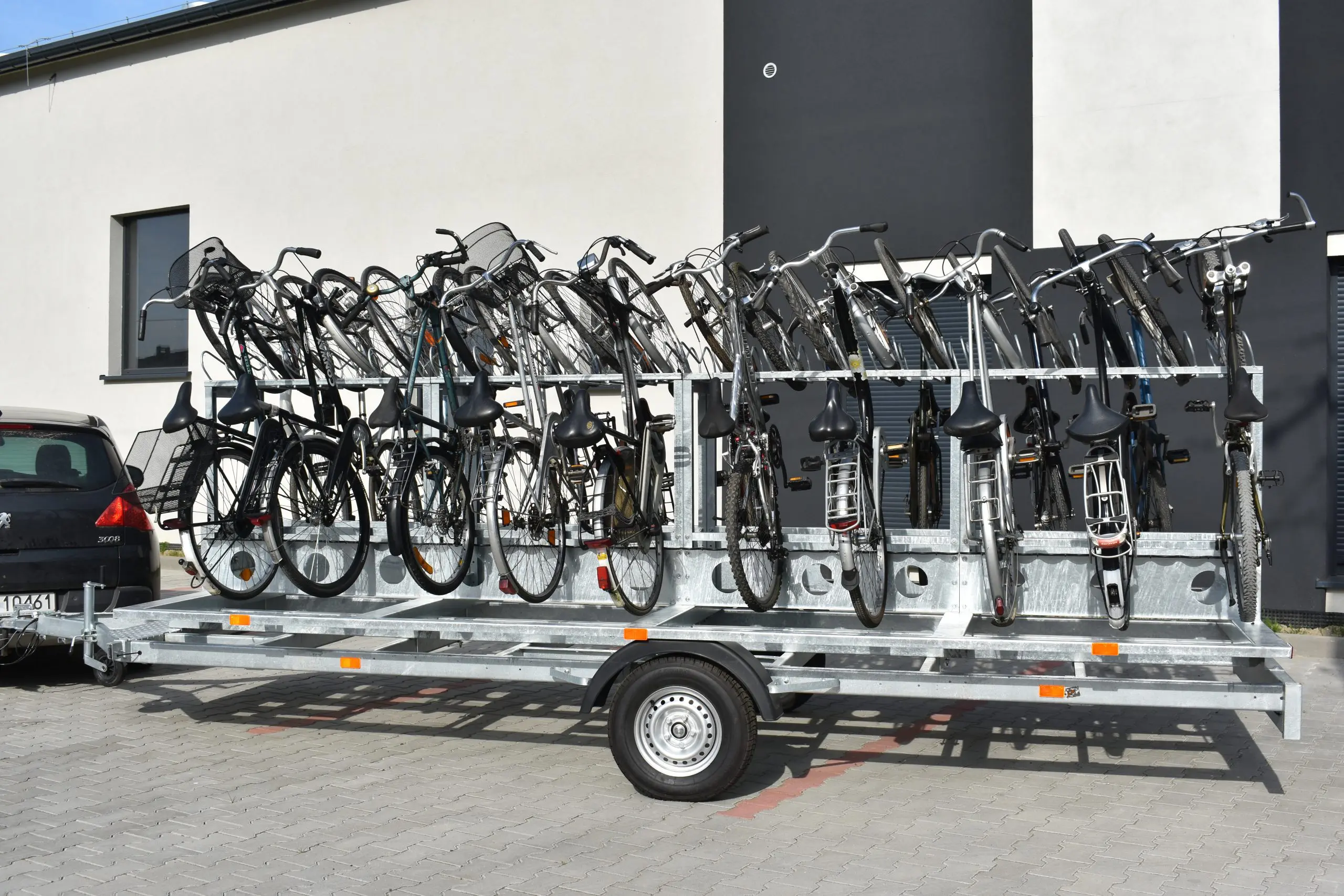 Przyczepa do przewozu rowerów – ROWENA 20, 1-oś, hamowana - obrazek 3