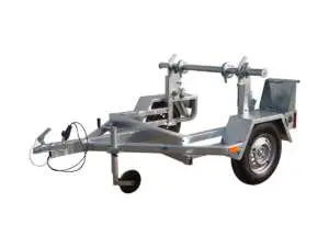 Przyczepa do przewozu bębnów kablowych 750kg