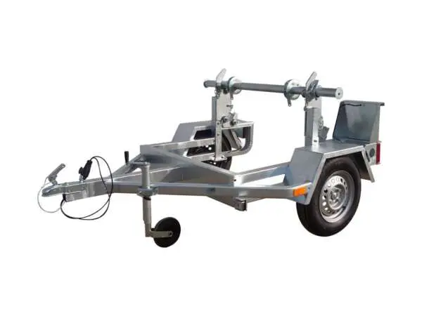 Przyczepa do przewozu bębnów kablowych 750kg