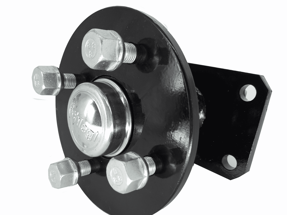 Piasta koła z podstawą 750kg + łożysko + 4x100 + osłona